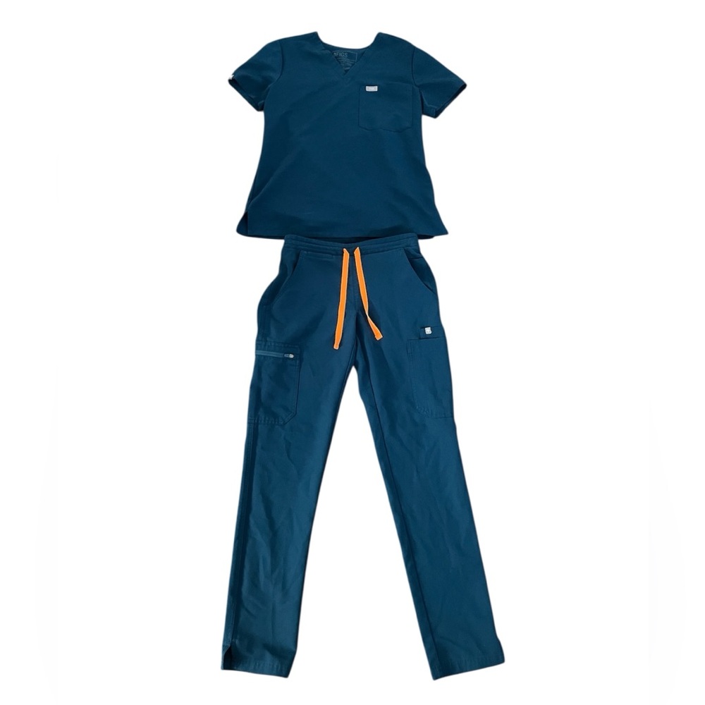 FIGS Dark Teal Scrub Set Size XXS